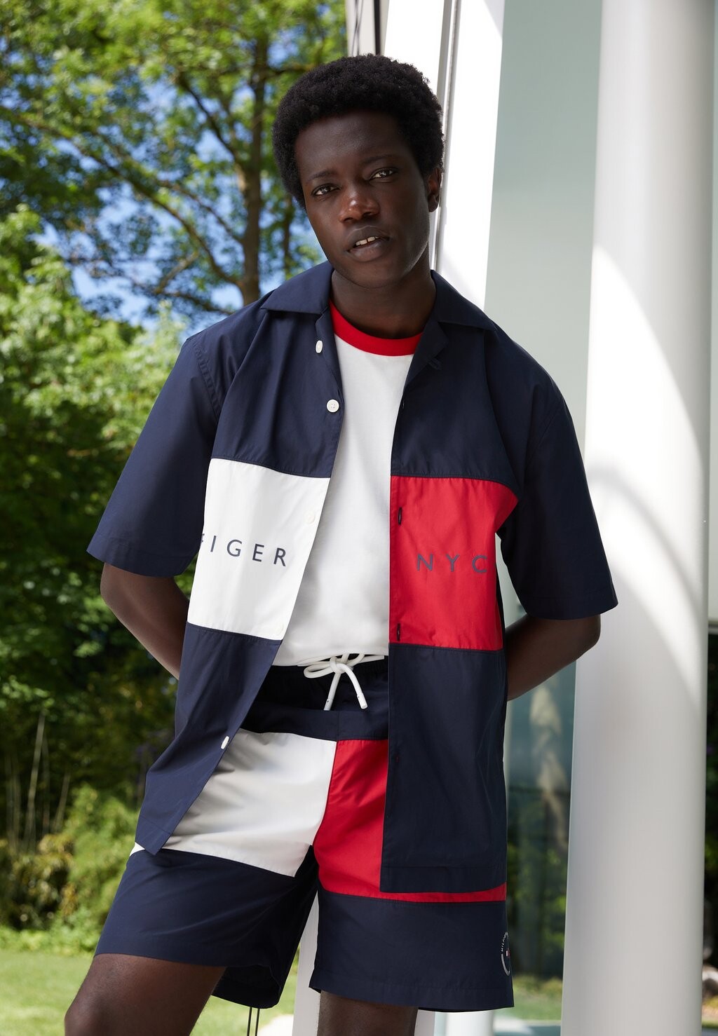 

Рубашка Exclusive Hilfiger Team Flag Tommy Hilfiger, темно-синий