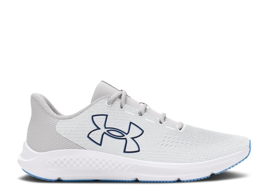 

Кроссовки Under Armour Charged Pursuit 3, цвет Big Logo White Grey Midnight Navy