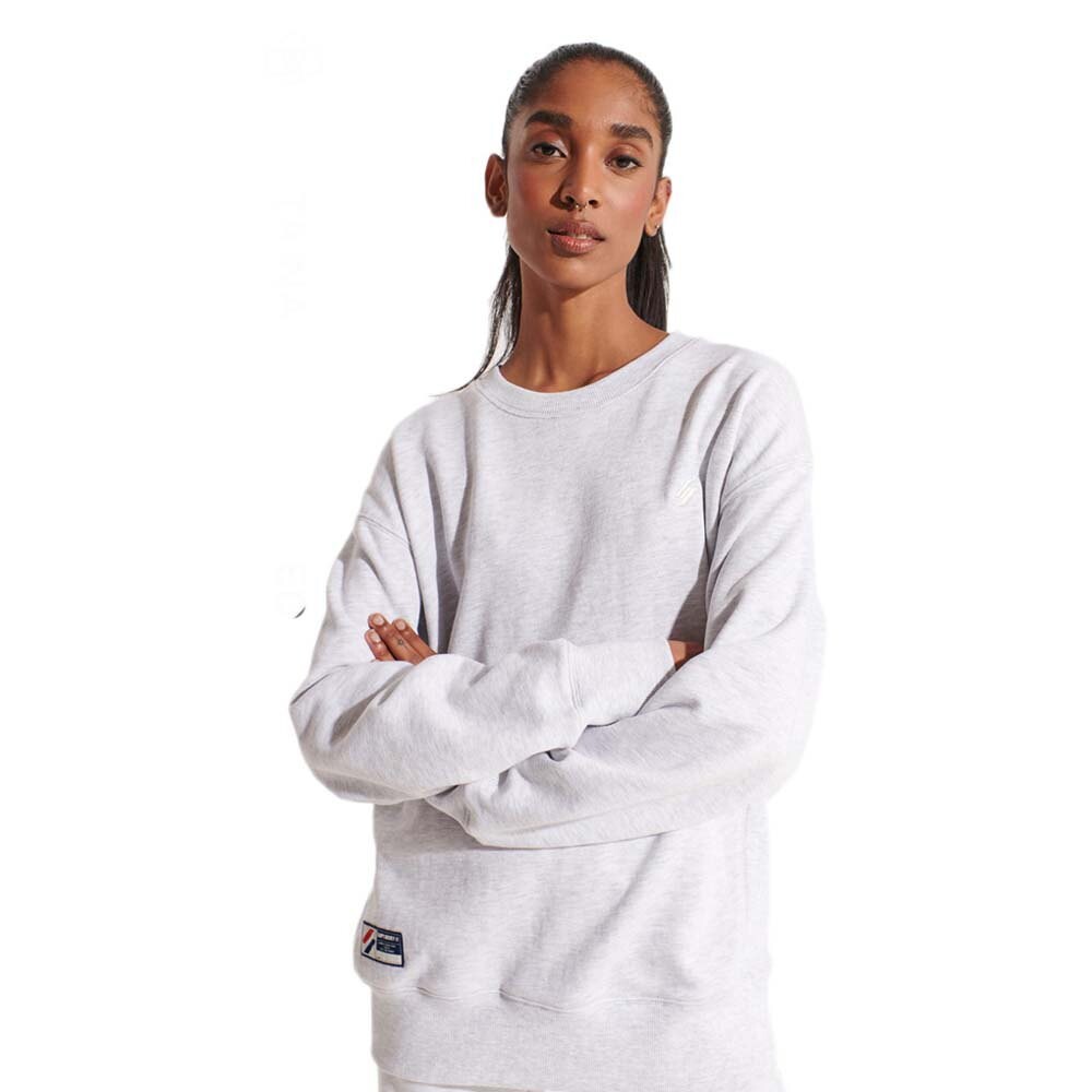 

Толстовка Superdry Code Essential Crew, серый