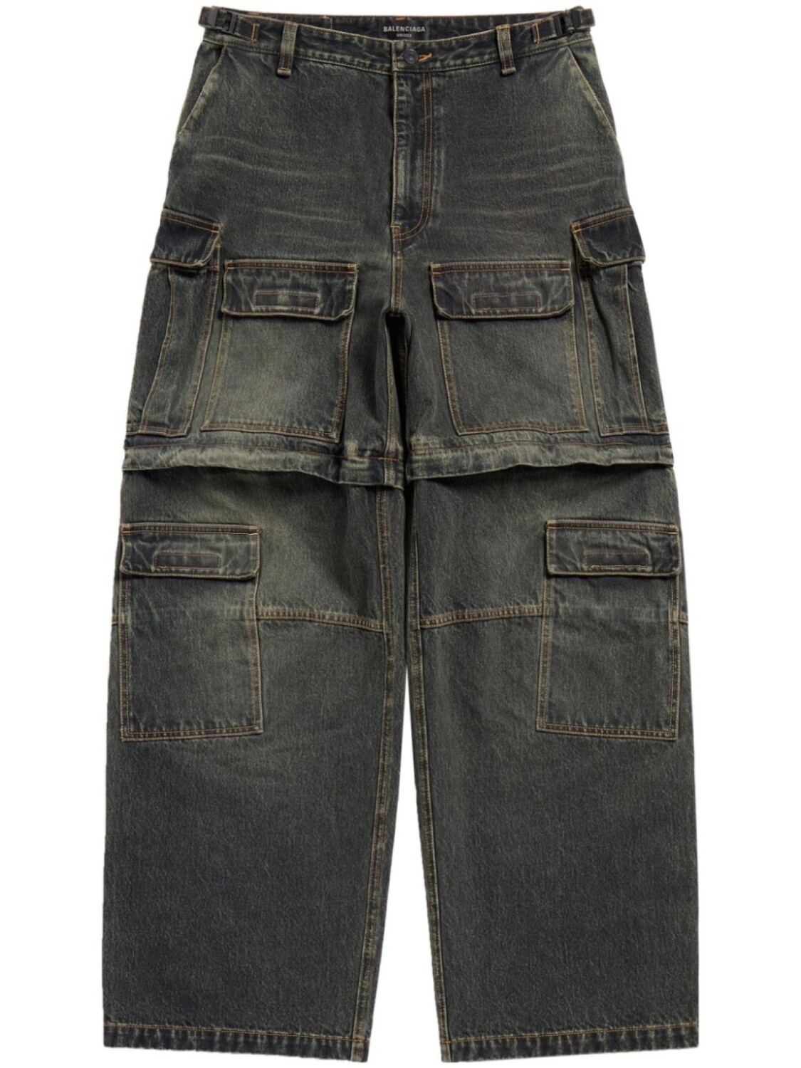 

Balenciaga широкие джинсы карго, черный