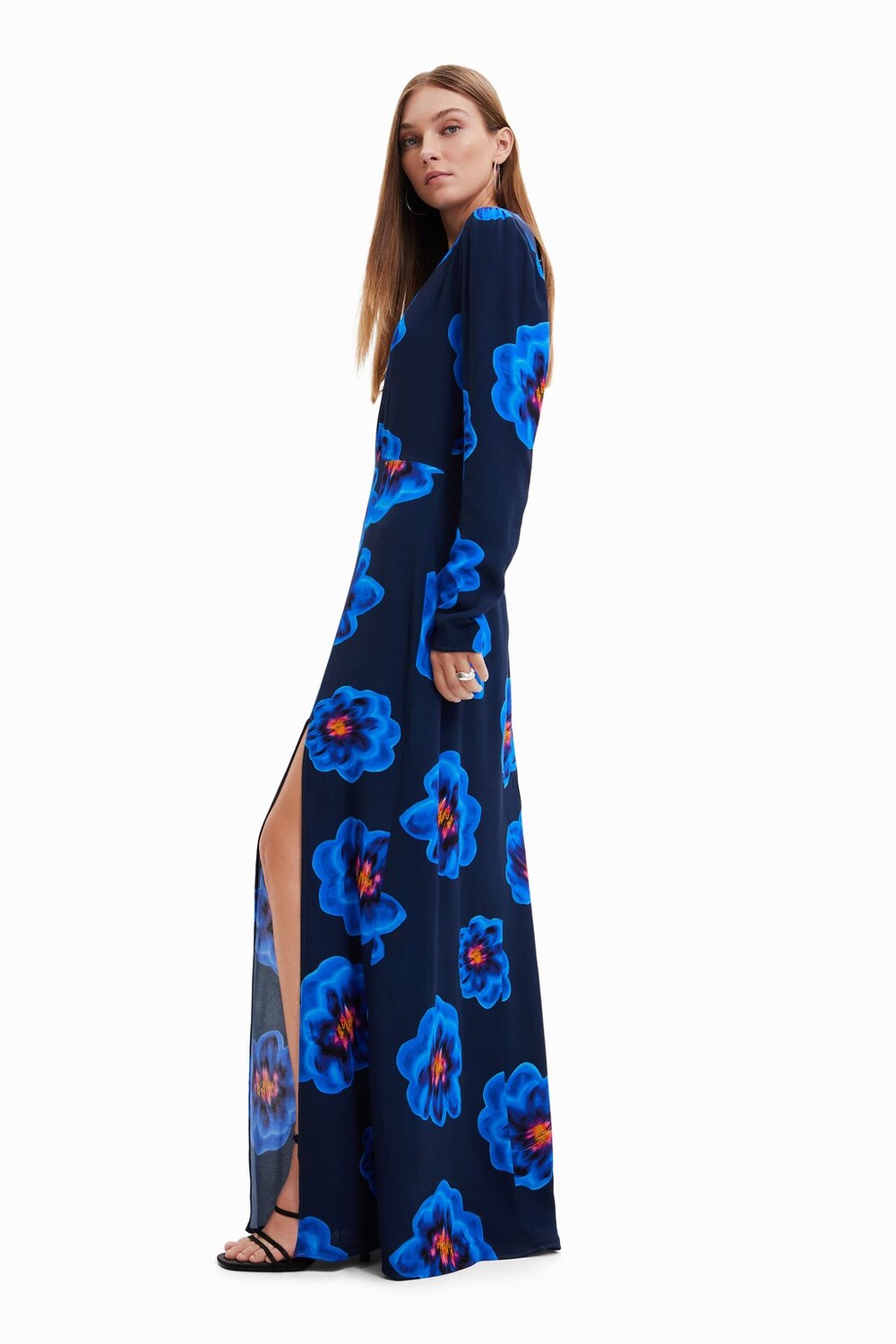 

Длинное платье Desigual, синий