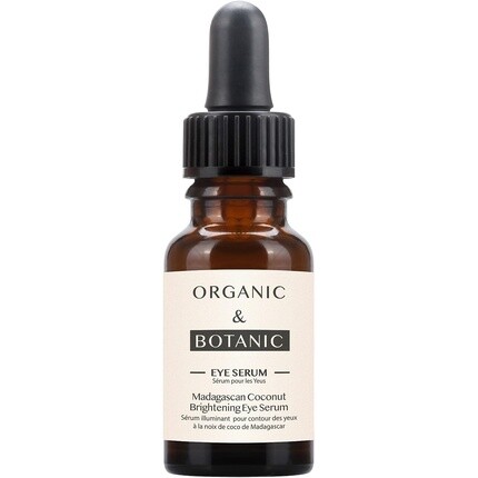 

Сыворотка для глаз с мадагаскарским кокосом, 0,5 жидких унции, Organic & Botanic