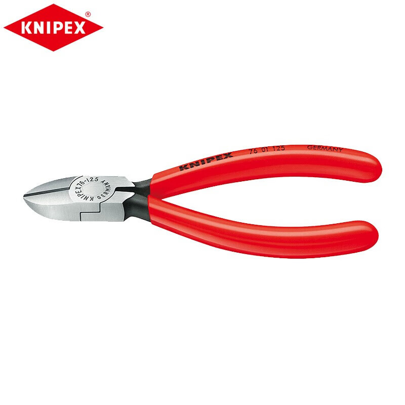 KNIPEX 125 мм диагональные плоскогубцы для электроники, плоскогубцы для водяного рта, ножницы для водяного рта, электронные ножницы, пластиковые плоскогубцы, диагональные плоскогубцы 76 01 125