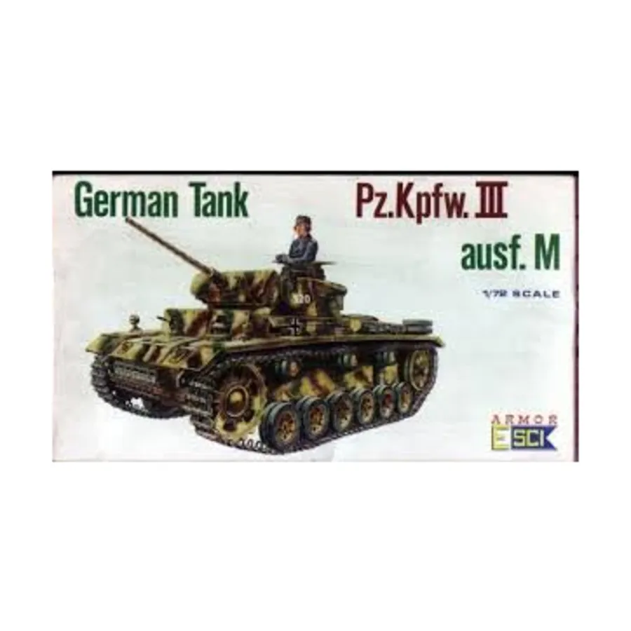 

Немецкий танк – Pz.Kpfw. III Аусф. М, Armor (1:72) (ESCI)