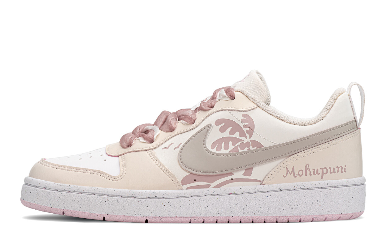 

Кроссовки Nike Court Borough Skateboarding Shoes Women's Low-top Pink/Sliver, серебряный, Серый, Кроссовки Nike Court Borough Skateboarding Shoes Women's Low-top Pink/Sliver, серебряный