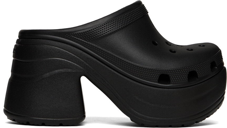 

Черные сабо с сиреной Crocs