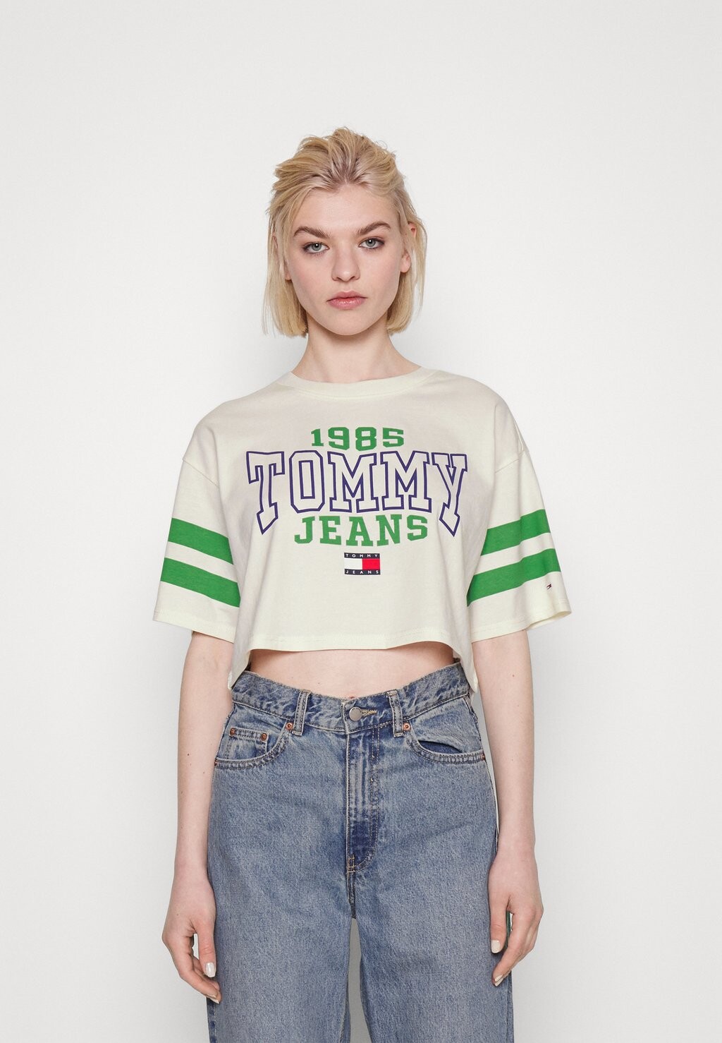 

Футболка с принтом Tommy Jeans, Серый