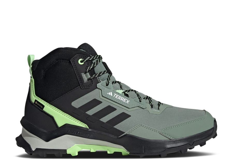 

Кроссовки adidas Terrex Ax4 Mid Gore-Tex 'Silver Green Black', серый