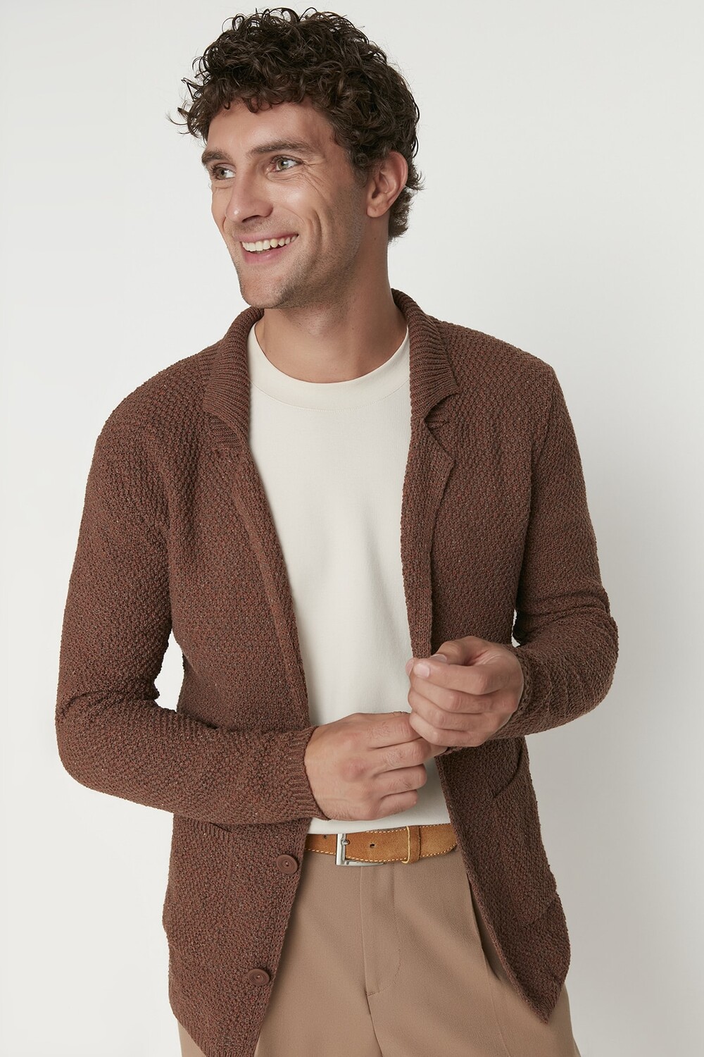 

Кардиган TRENDYOL MAN, красный