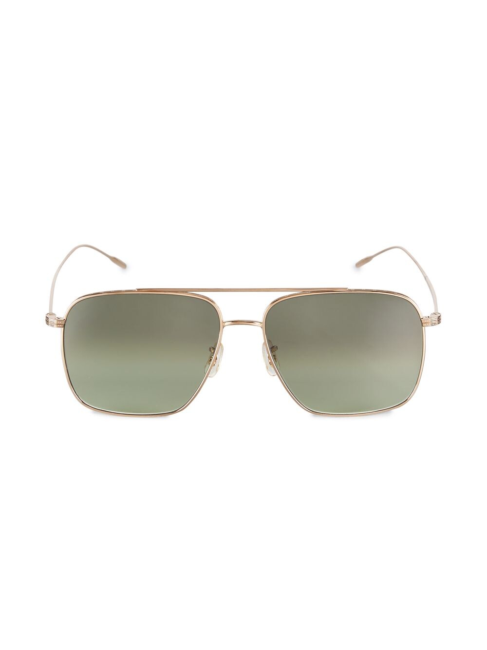 

Солнцезащитные очки-авиаторы Dresner Square Oliver Peoples, зеленый