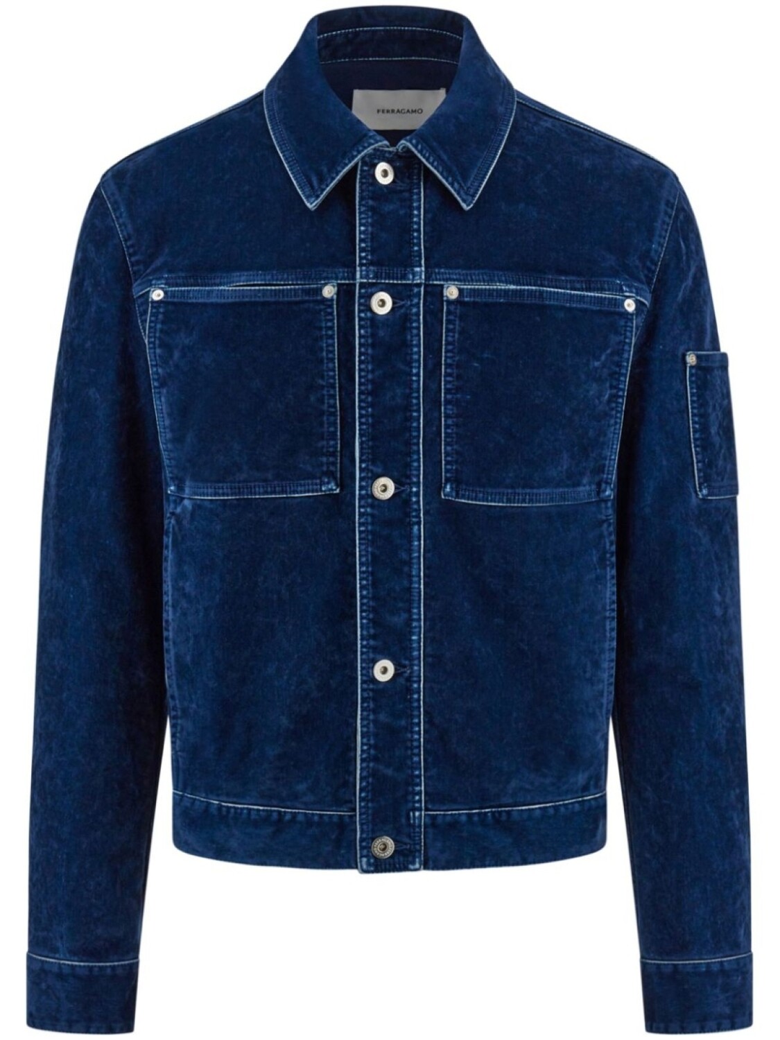 

Куртка trucker Ferragamo, синий