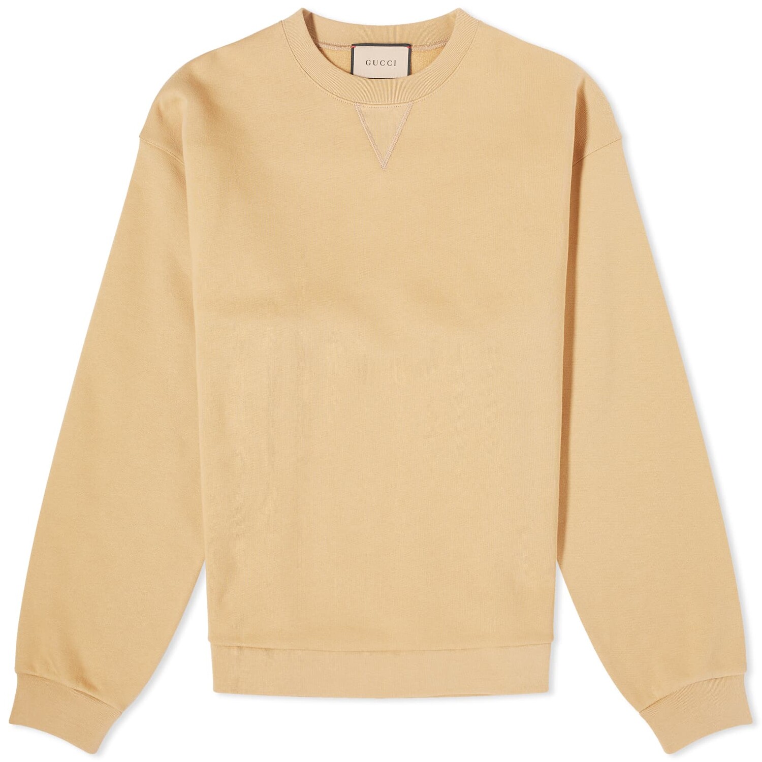 Свитер Gucci Tape Crew Neck, цвет Camel Mix