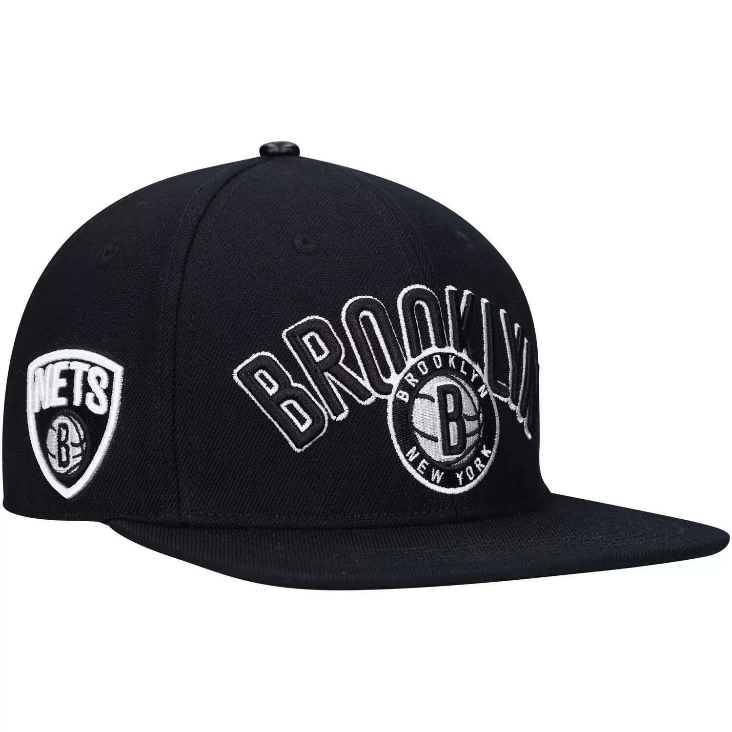 

Мужская кепка Snapback с логотипом Pro Standard, черная Brooklyn Nets