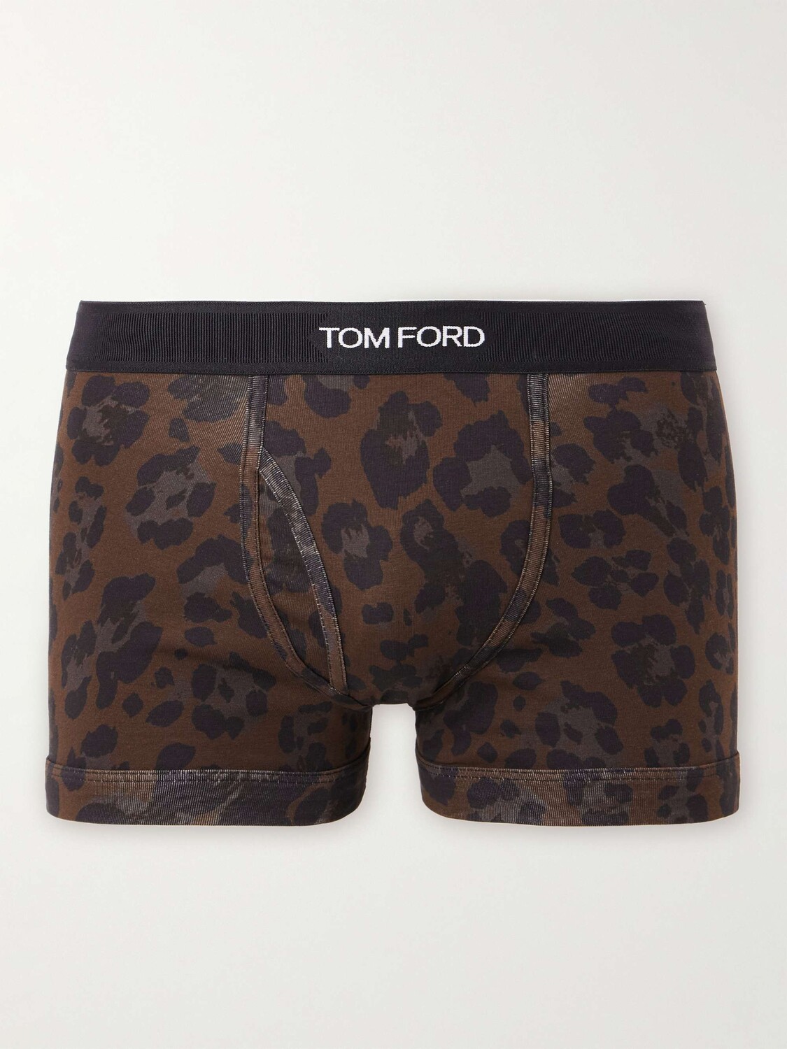 

Боксеры из эластичного хлопка с леопардовым принтом TOM FORD, коричневый