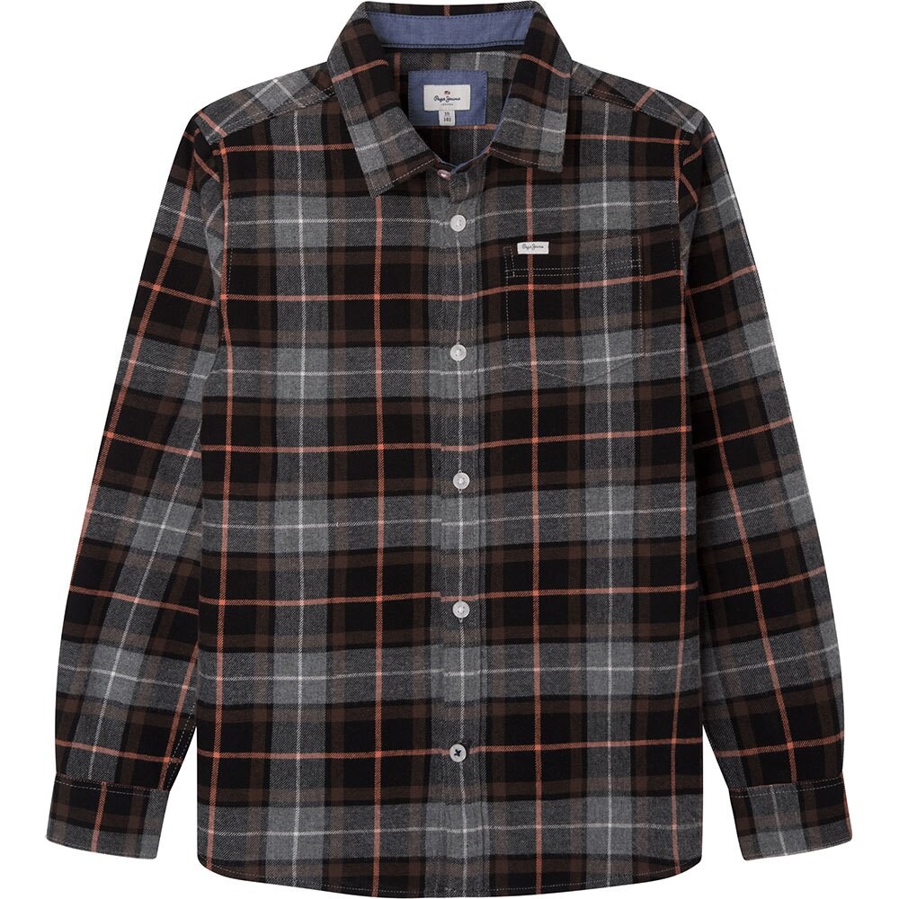 

Рубашка с длинным рукавом Pepe Jeans Kaine, коричневый