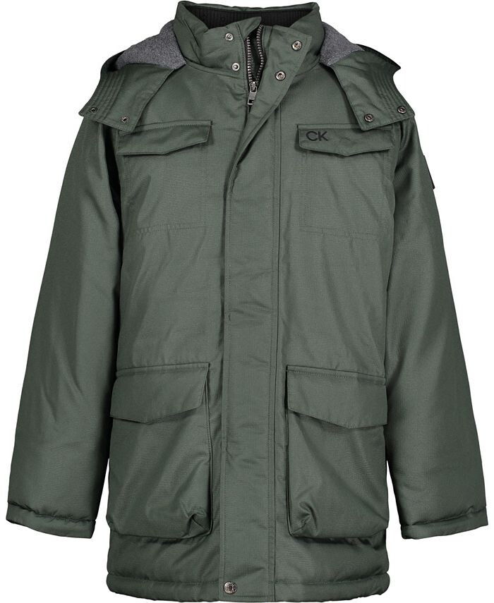 

Куртка Little Boys Resonance в стиле милитари Calvin Klein, зеленый