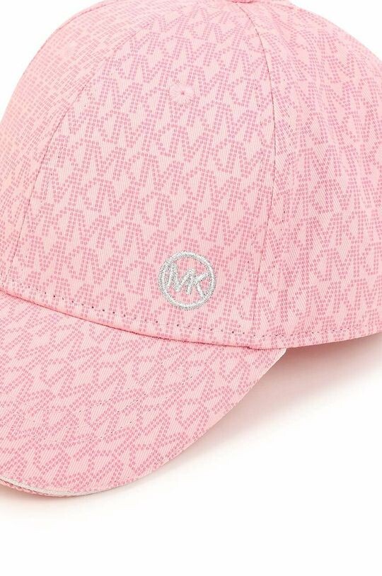 

Детская хлопковая шапка Michael Kors, розовый