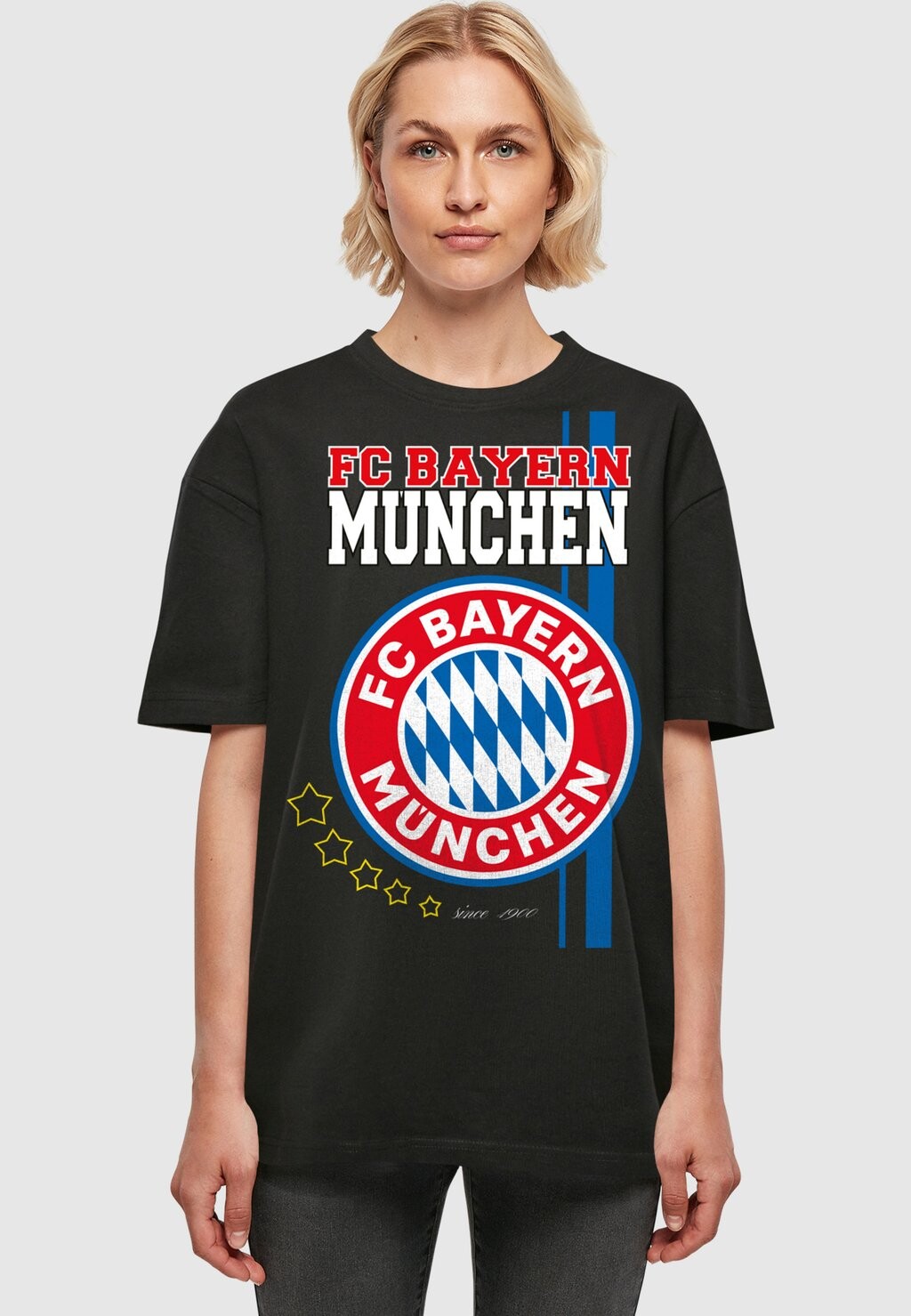 

Футболка с символикой BAYERN MÜNCHEN FC Bayern München, цвет black