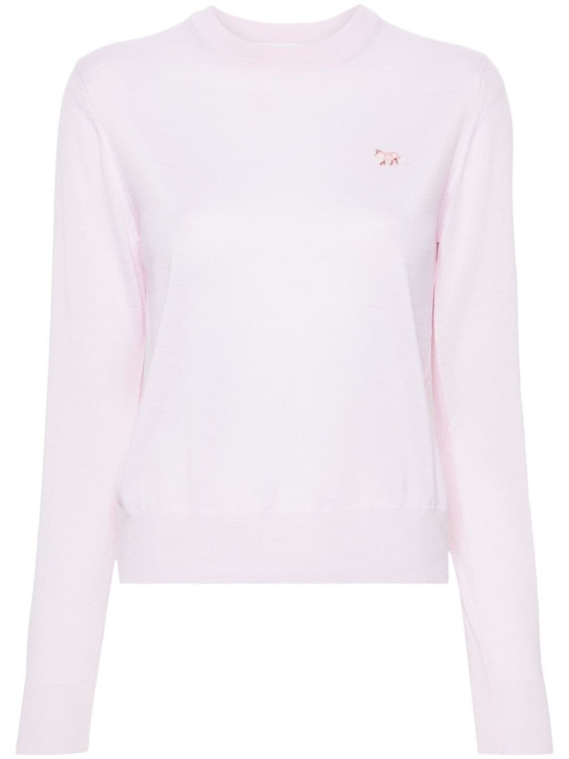 

Maison Kitsuné шерстяной джемпер, розовый
