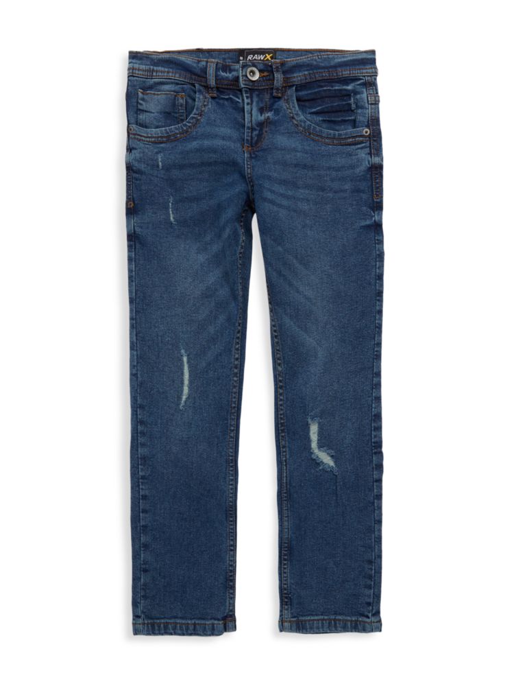 Потертые джинсы для мальчика X Ray, синий потертые джинсы для мальчика x ray синий