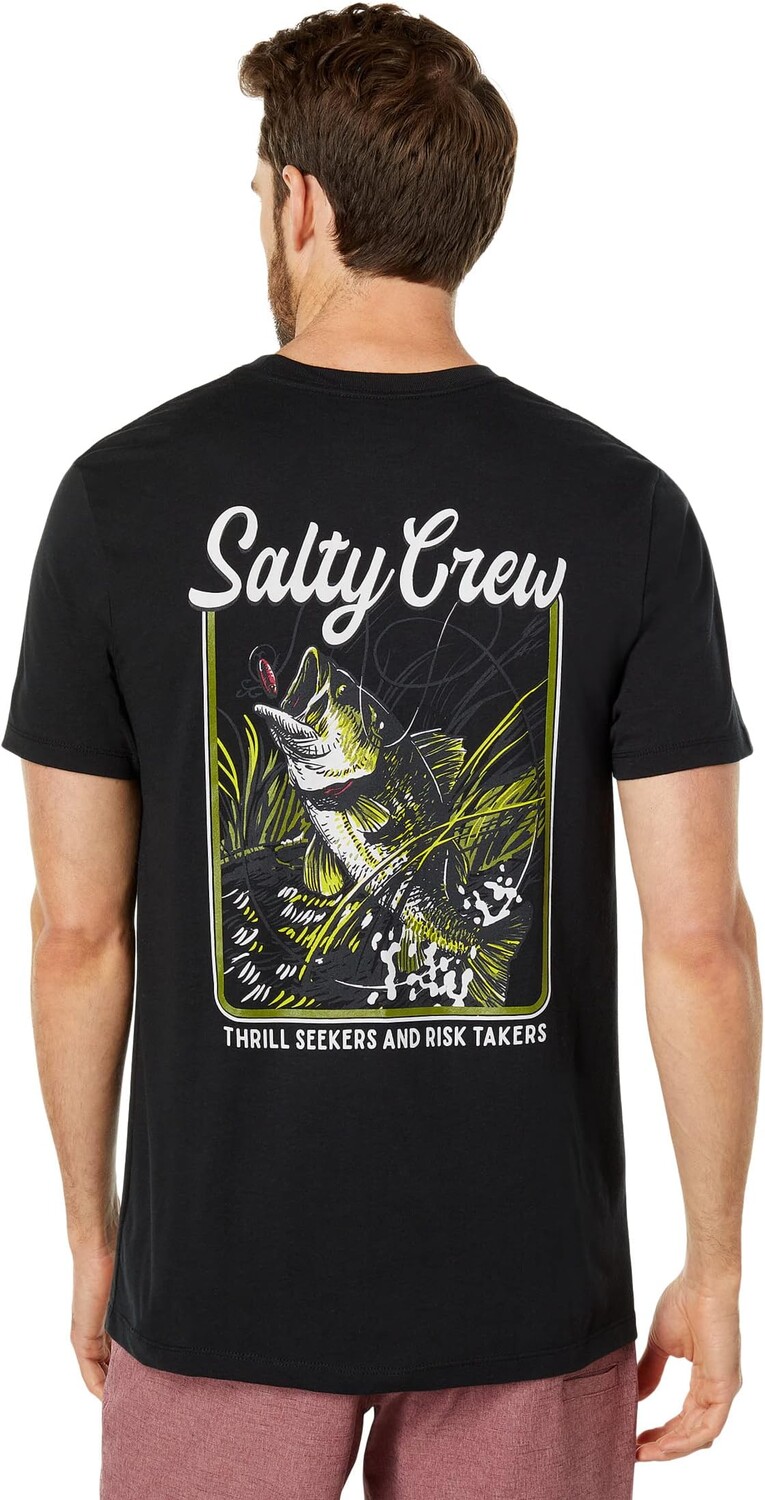 

Футболка Largemouth Premium с короткими рукавами Salty Crew, черный