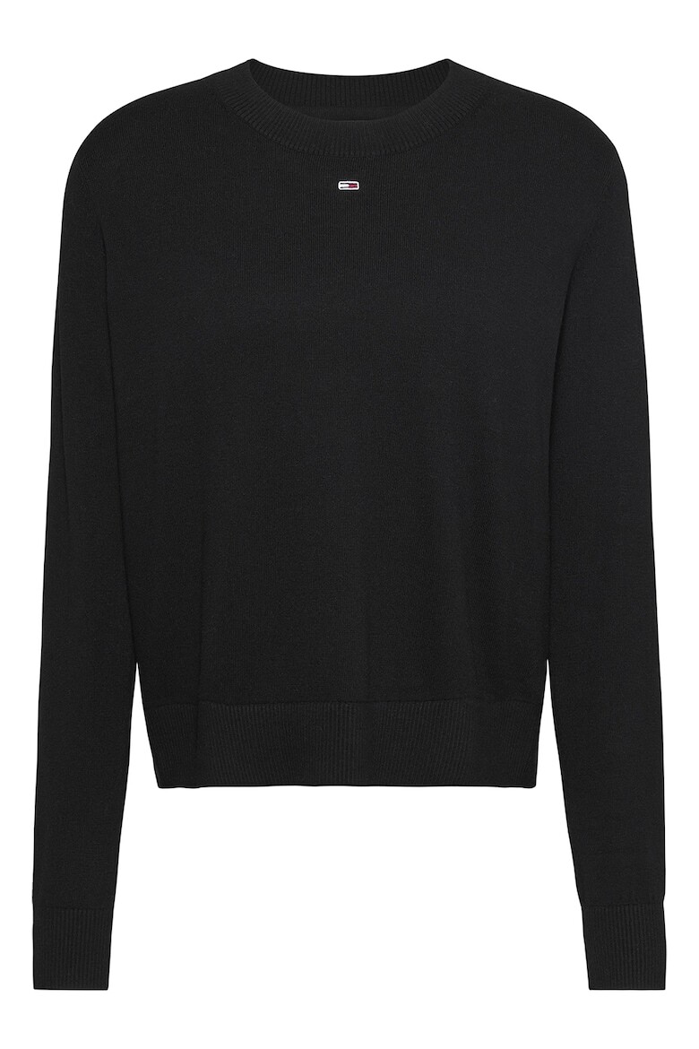 

Свитер Рипсен с овальным вырезом Tommy Jeans, черный