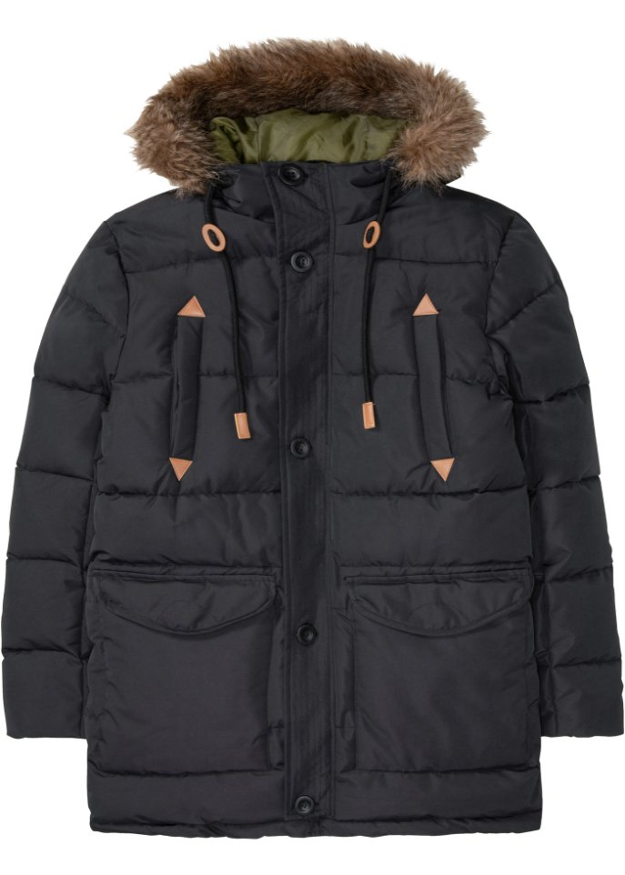 Функциональная куртка с капюшоном Rainbow, черный мужская зимняя куртка приталенная корейская парка с капюшоном длинная кашемировая куртка мужская ветровка хлопковая молодежная одежда