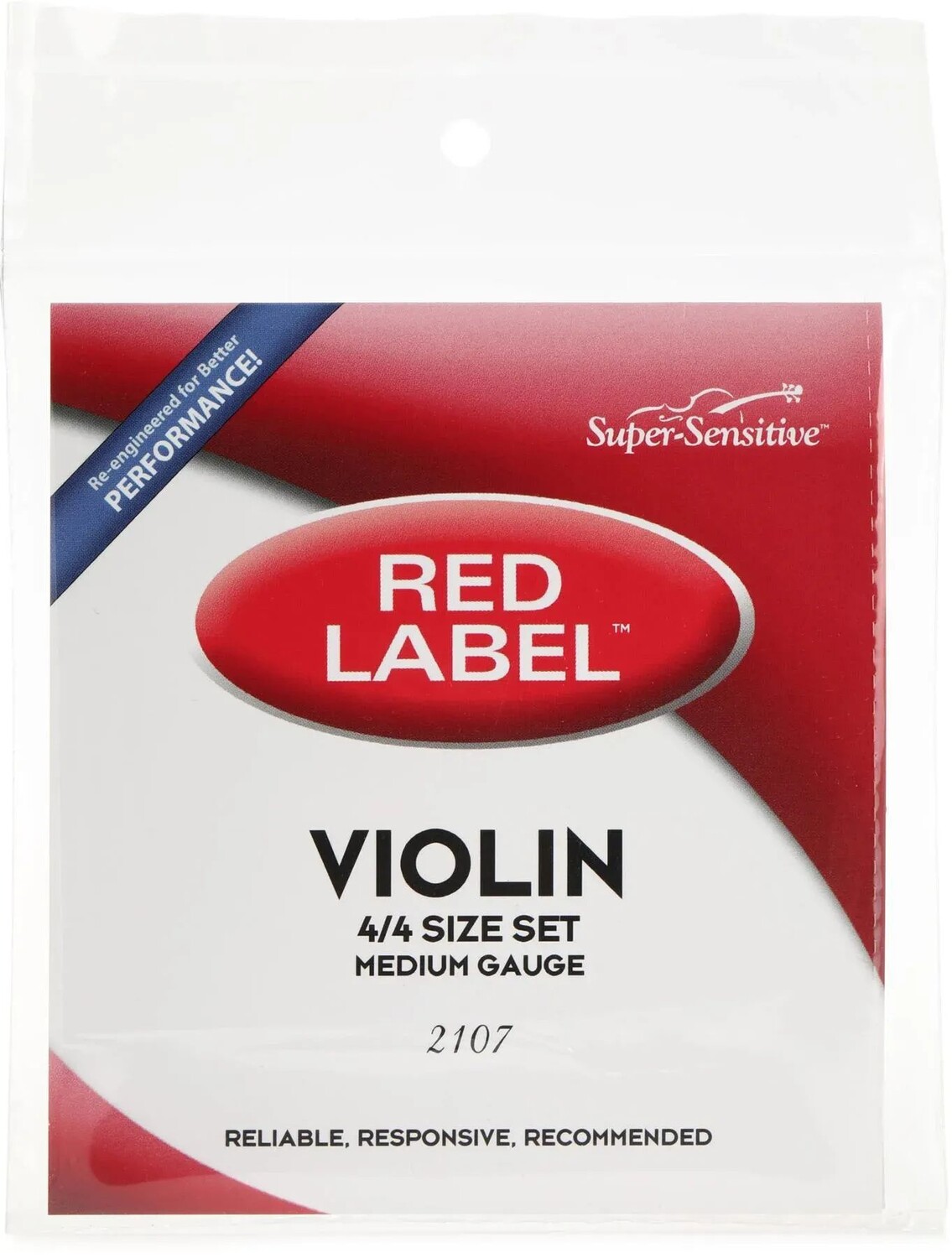 

Набор струн для скрипки Super-Sensitive 2107 Red Label — размер 4/4