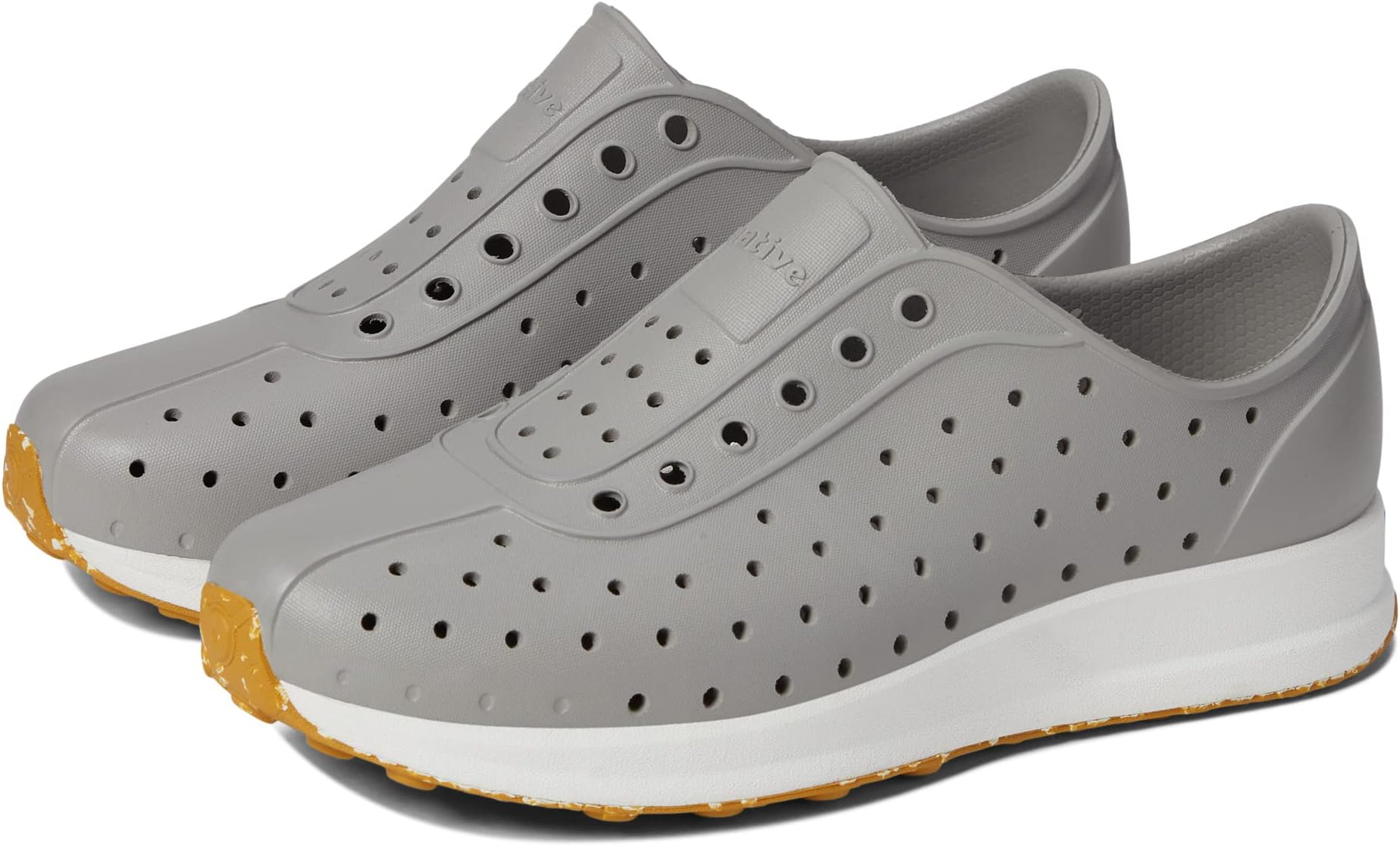Кроссовки Robbie Native Shoes Kids, цвет Pigeon Grey/Shell White/Mash Speckle Rubber
