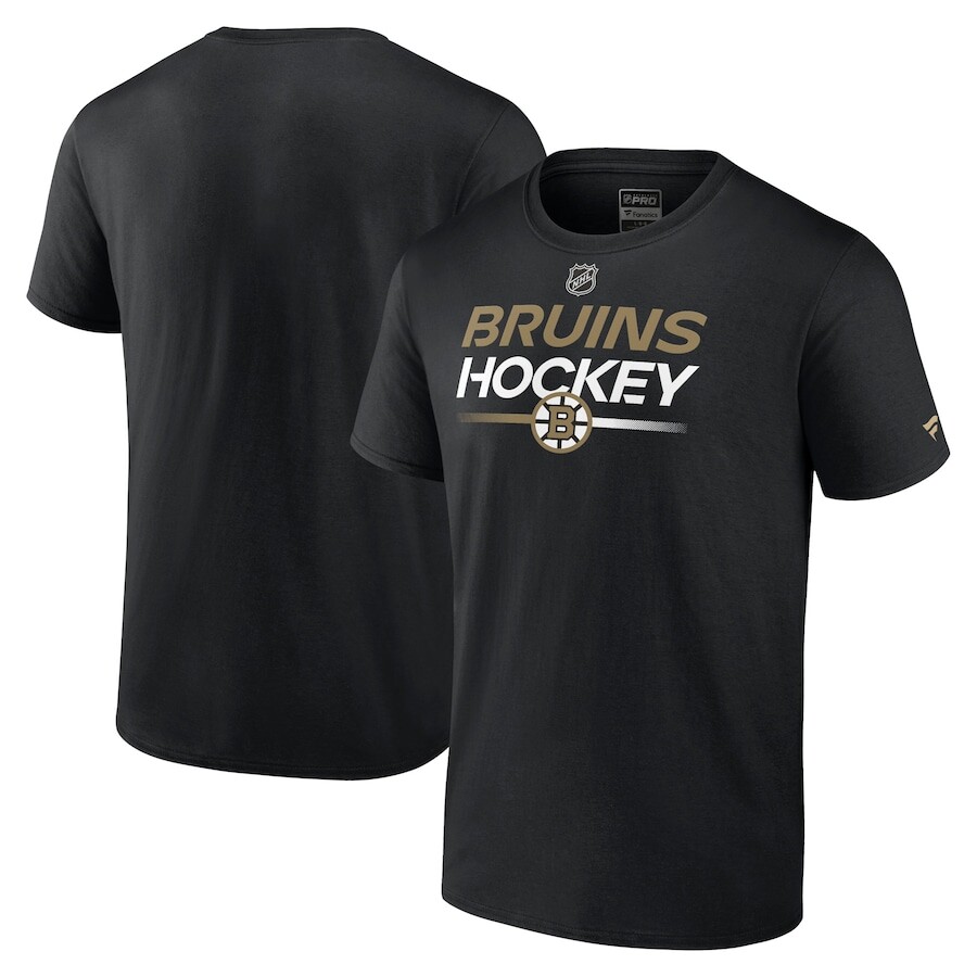 

Футболка с коротким рукавом Fanatics Branded Boston Bruins, черный