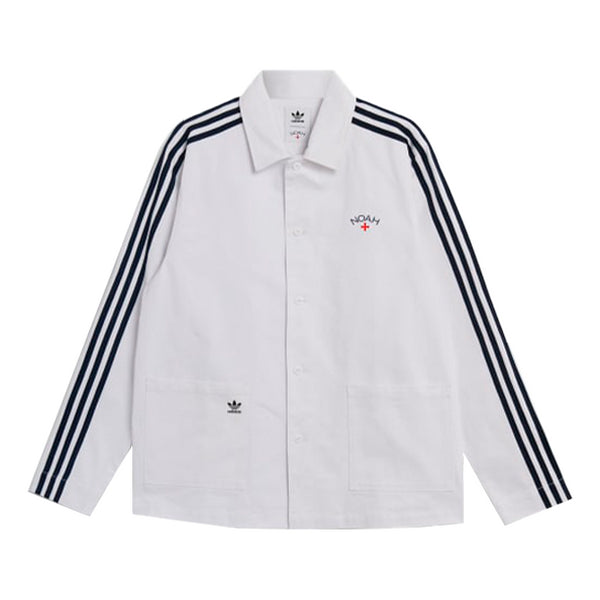 Куртка adidas originals x NOAH Crossover Logo Stripe Jacket White, белый