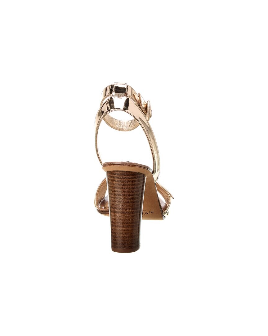 

Кожаные сандалии Alexandre Birman Madelina Summer 90, золото