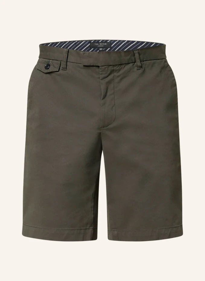 

Шорты-чиносы ashford Ted Baker, хаки
