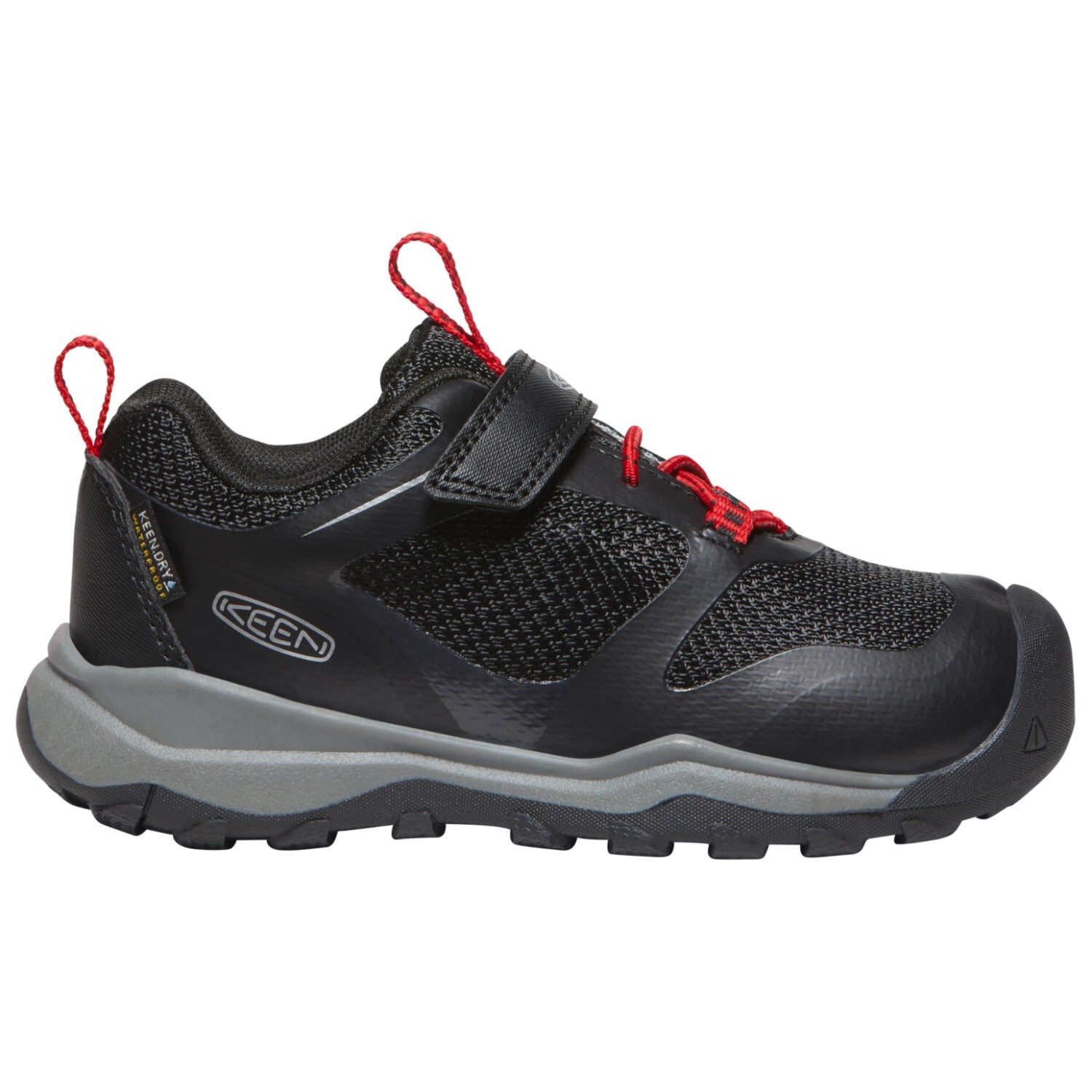 

Мультиспортивная обувь Keen Kid's Wanduro Low WP, цвет Black/Ribbon Red