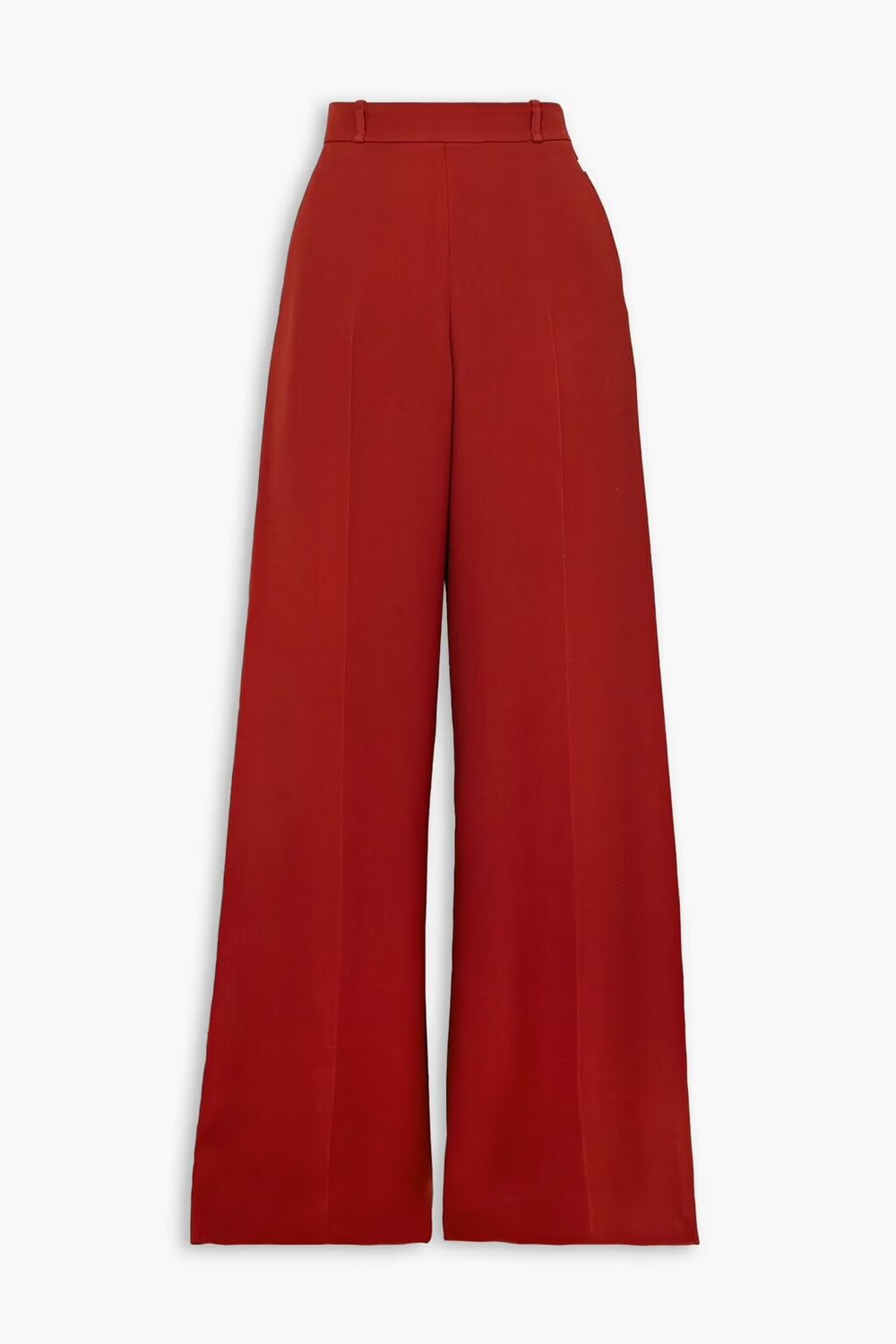 

Широкие брюки из крепа Chloé, кирпич