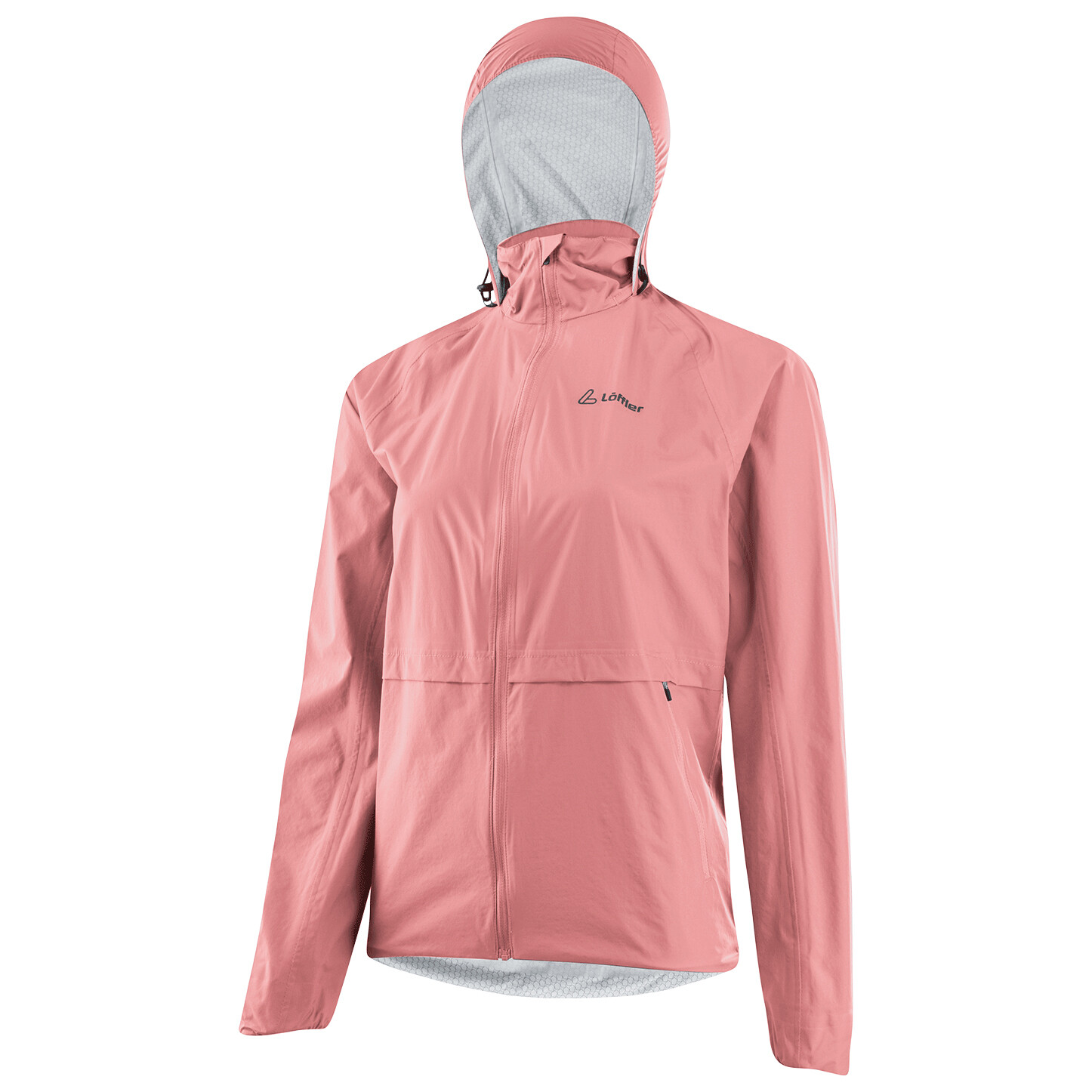 

Велосипедная куртка Löffler Women's with Hood Comfort Fit WPM Pocket, цвет Dusty Rose