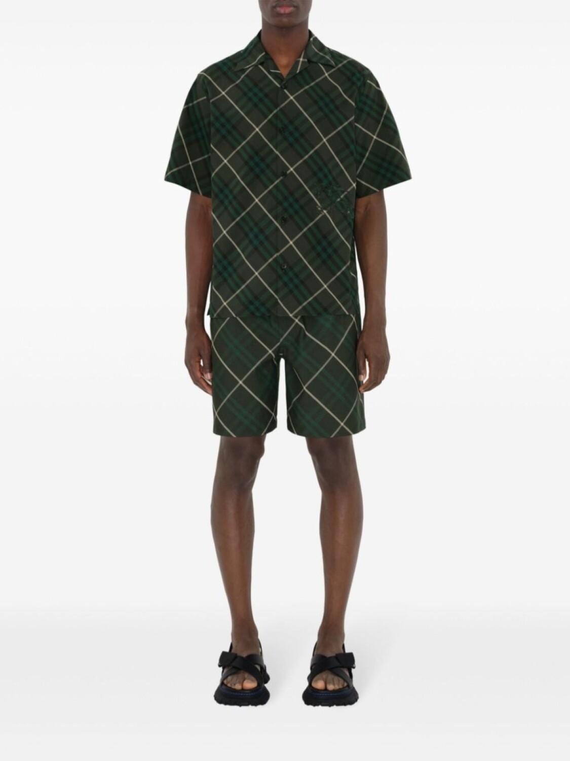 

Burberry рубашка в клетку, зеленый