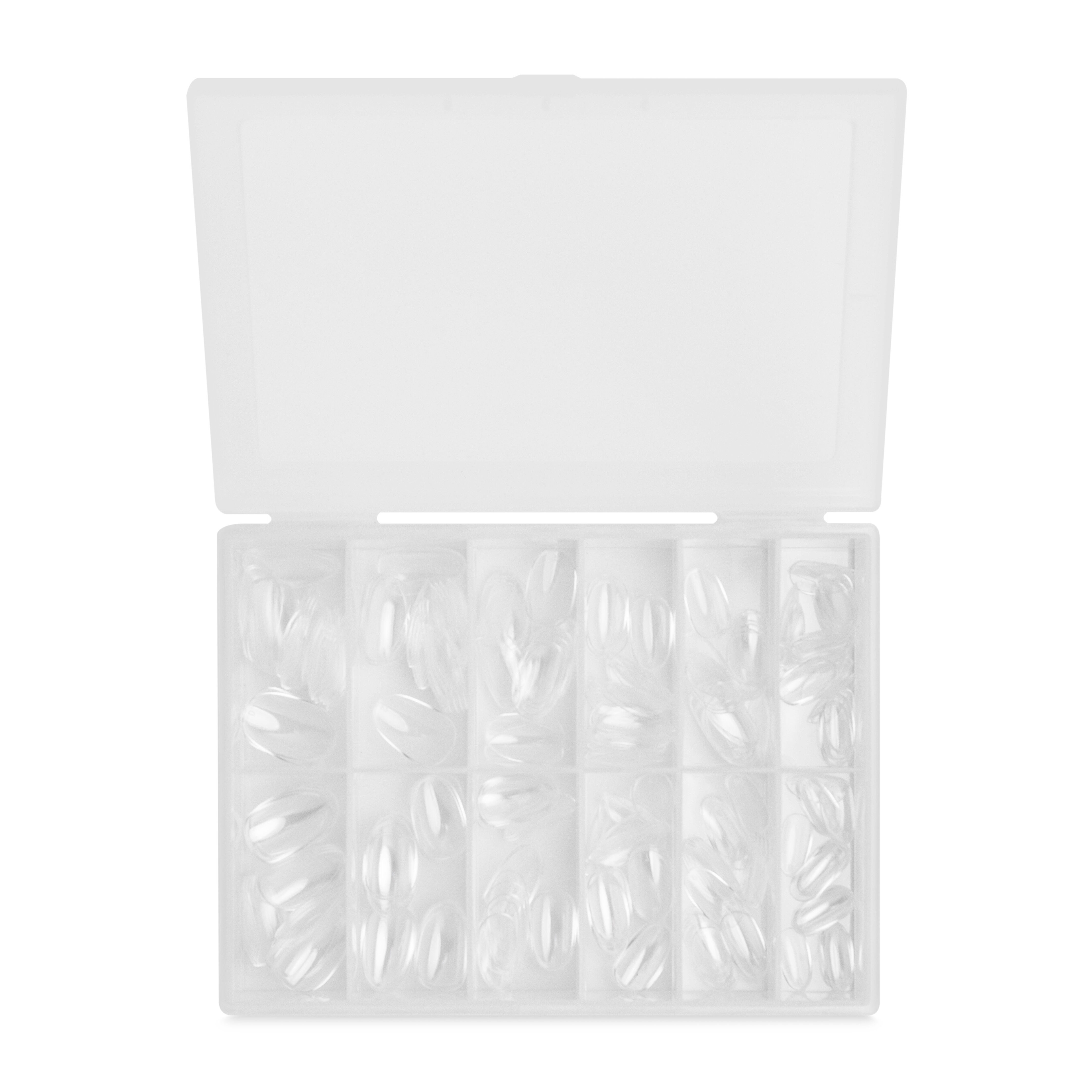 Искусственные ногти а13 натуральные Mani King Instant Nails Full Cover Tips, 240 шт/1 упаковка цена и фото