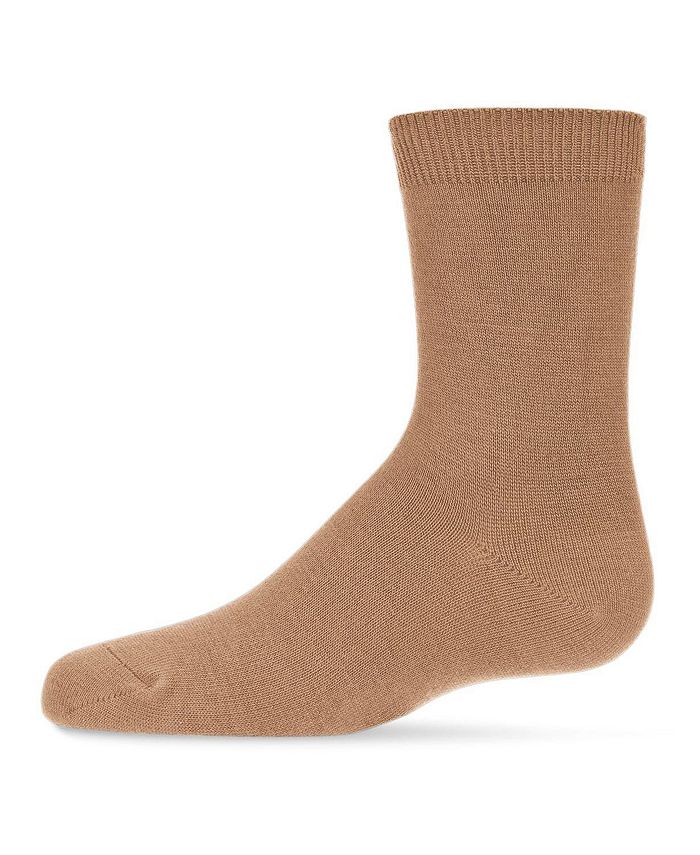 мужские носки new york rayon from bamboo novelty crew socks memoi Базовые мягкие носки из бамбуковой смеси для новорожденных MeMoi, коричневый/бежевый