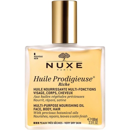 Масло для тела Huile Prodigieuse Riche 100 мл, Nuxe nuxe масло для тела huile prodigieuse florale 100 мл