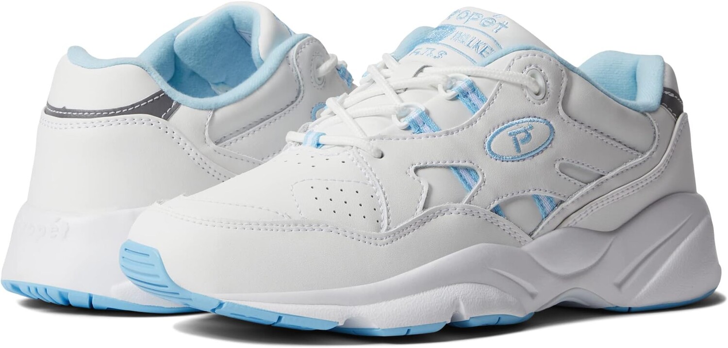 

Кроссовки Propet Stability Walker Medicare/HCPCS Code = A5500 Diabetic Shoe, цвет White/Light Blue