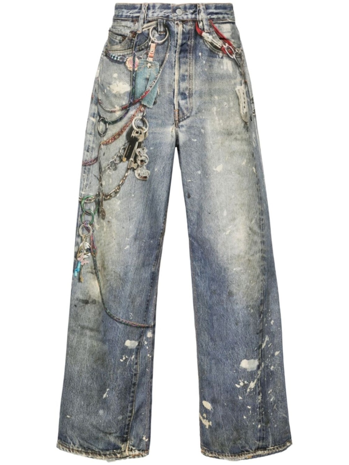 

Широкие брюки 1981M Acne Studios, синий