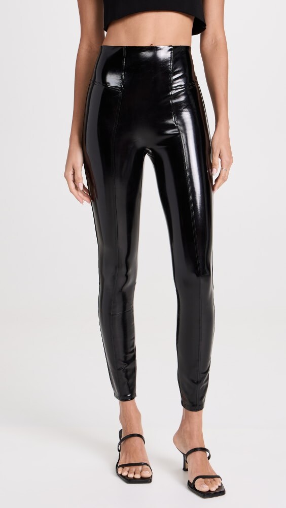 

Леггинсы SPANX Faux Patent Leather Leggings, черный