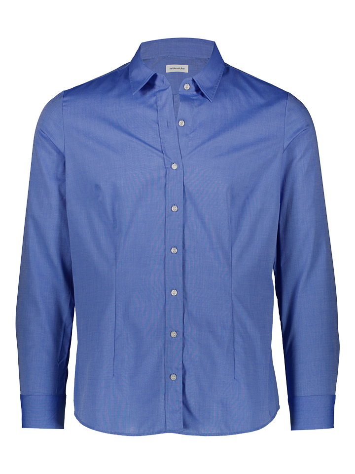 Блуза Seidensticker Hemd, синий
