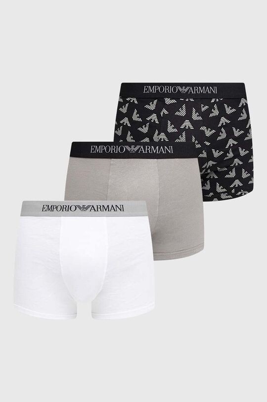 

Комплект из трех хлопковых боксеров Emporio Armani Underwear, белый