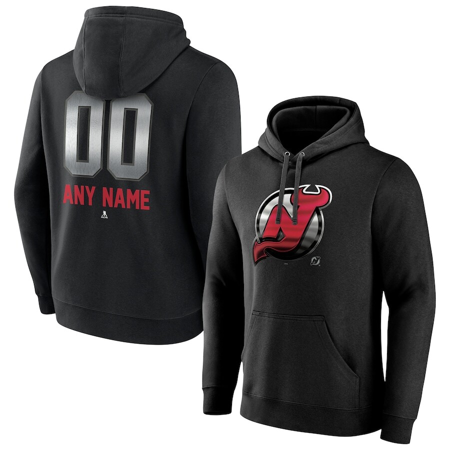 

Пуловер с капюшоном Fanatics Branded New Jersey Devils, черный