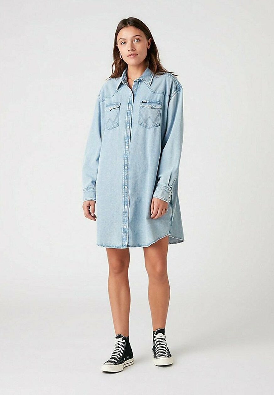 

Джинсовое платье Wrangler, светло-синий