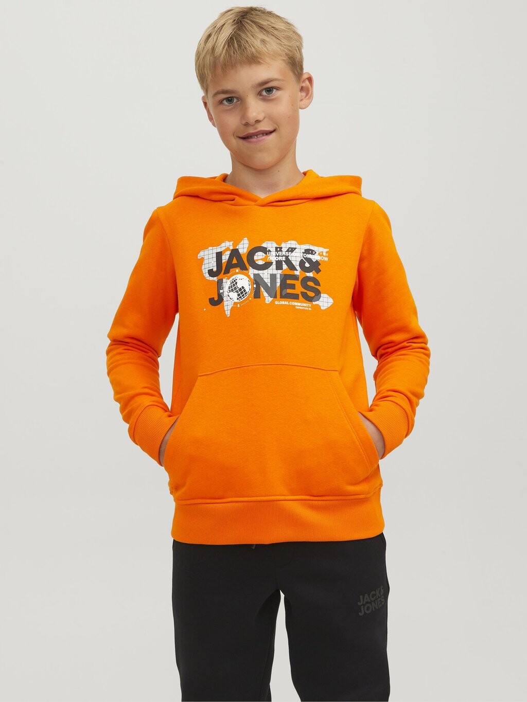 

Толстовка JCODUST HOOD Jack & Jones Junior, цвет exuberance