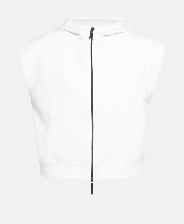 

Жилет из смесовой ткани Brax, белый