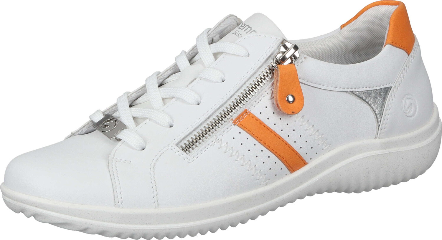 

Туфли remonte, цвет weiss/carrot/silver/white
